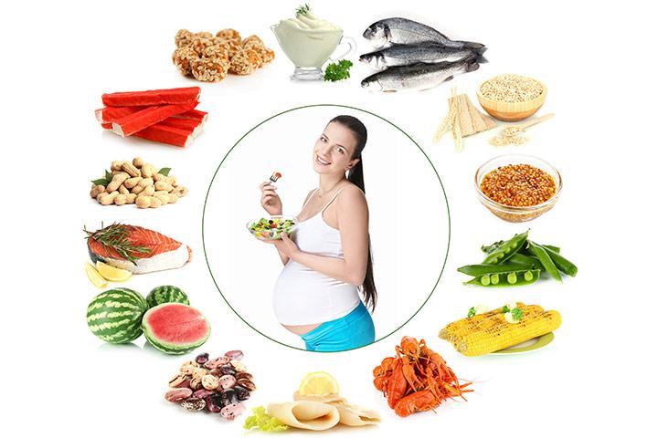 Eine fraktionierte und ausgewogene Ernährung während der Schwangerschaft hilft, starke Magenschmerzen zu vermeiden.