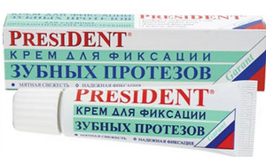 President garant cream - fix the denture