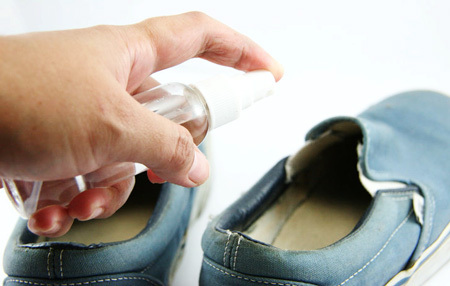 desinfectar los zapatos