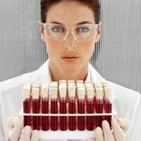 Blood test for sex hormones