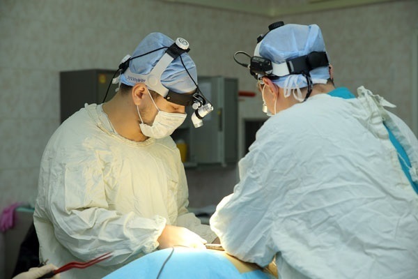 La operación para eliminar el hematoma del cerebro