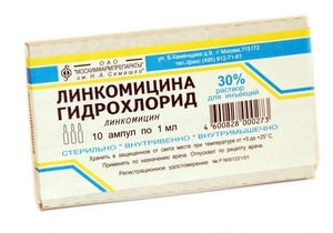 Use of the drug lincomycin