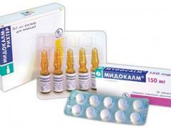 Tabletten Mydocalmum Indikationen für die Verwendung
