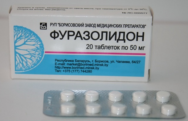 Antimikrobielles Mittel Furazolidon
