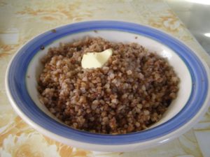 Buckwheat with butter