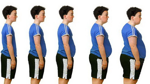 Odvečna teža ima negativen učinek na celotno telo.
