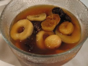 Compote d'abricots secs