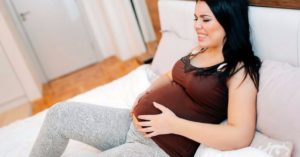 The appearance of diarrhea in a woman