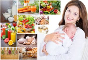 Dieta saludable para una madre lactante