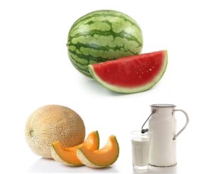 Nekombinujte melón, mlieko, melón