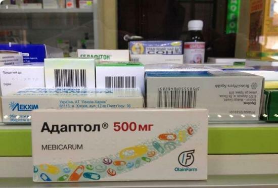 Os comprimidos Adaptol, instruções, indicação para a utilização da droga