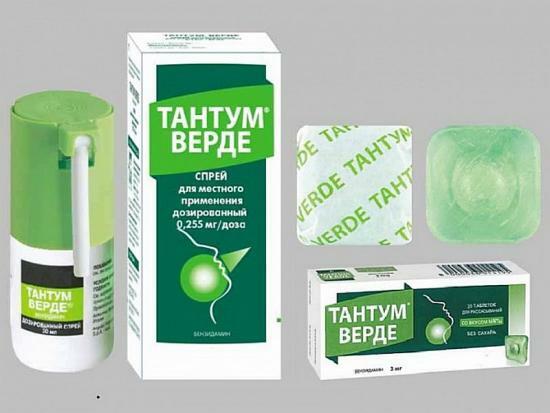 Tantum Verde inštrukcie tabletky