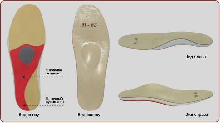 3. ortopedické vložky do bot,
