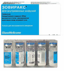 Zovirax-Injektionen