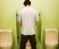 Reduzierung des Ausflusses des Urins