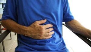 Soreness of the abdomen with gastritis