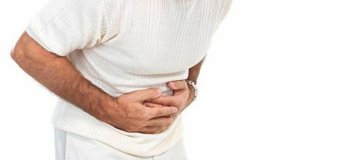 First aid for cramping pain in the stomach