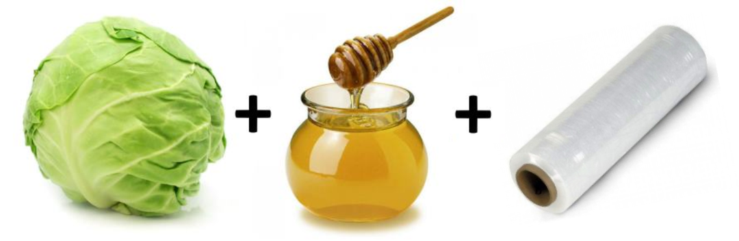 Compress káposzta és a méz