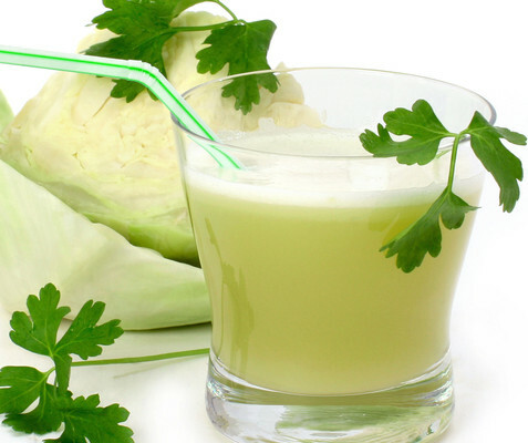 Cabbage juice with prolonged bronchitis