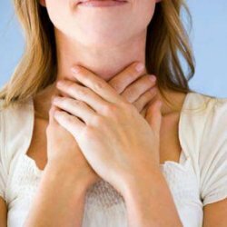 Sore throat when swallowing