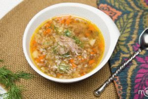 Boekweitsoep met kippenbouillon 