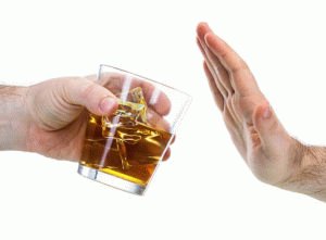 Geef alcohol op