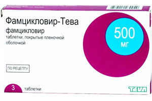 Famciklovir tabletter från herpes