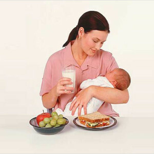 Diet of a nursing mother