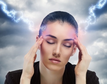 Headache with changes in blood pressure