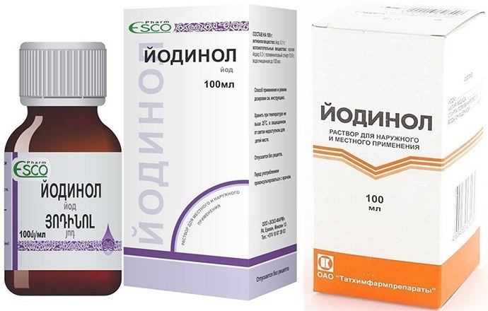 Iodinol de fungo nas unhas: instruções de uso, comentários, preço do medicamento