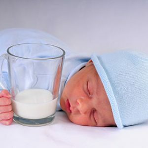 lactase-deficiëntie baby-en-glas
