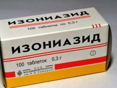 Isoniazid Medikament verschrieben, um Patienten für die Behandlung von Tuberkulose