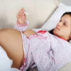 Erhöhte Temperatur während der Schwangerschaft