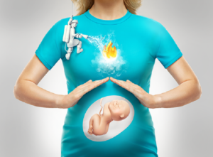 Pregnant with heartburn
