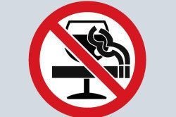 do not smoke or drink