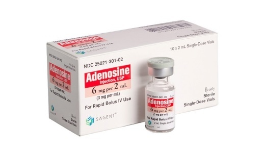 Adenosin podle instrukcí