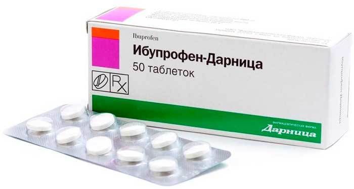 Comprimidos de ibuprofeno 