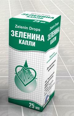 Application of Zelenin drops