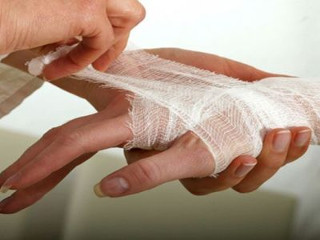 Salt bandages for joints