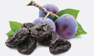 Ciruelas pasas frescas