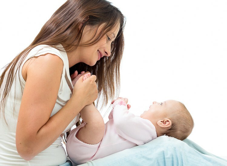 Ajuda com constipação em bebês