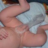 Analyse des Urins eines Säuglings