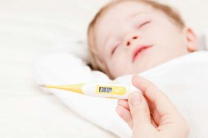 Fiebre en un niño