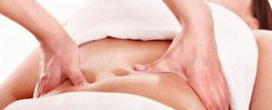 Massage-effect voor maagzweer