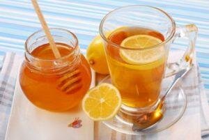 Lemon juice and honey