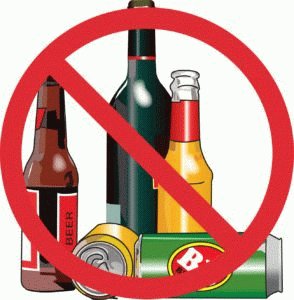 Alcohol vermijden