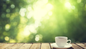 Coffee in the morning