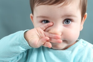 secreción nasal en los niños