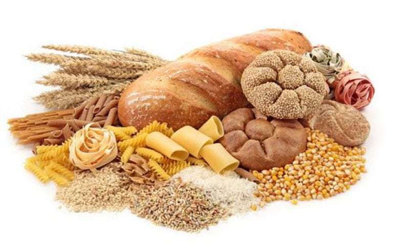 Carbohydrates are what foods, table, list