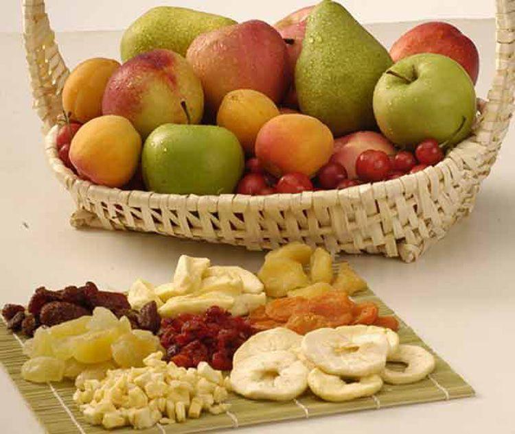 Fruits and dried fruits